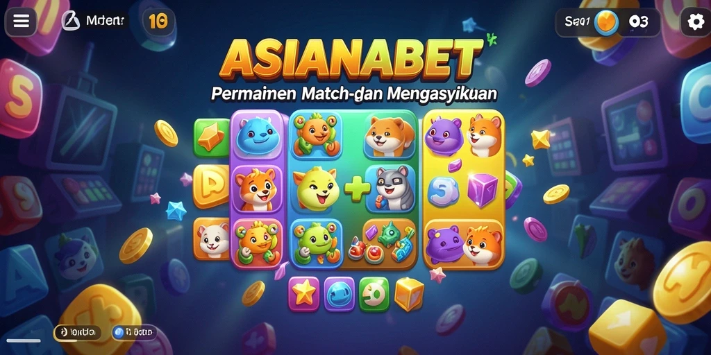 Tampilan gameplay ASIANABET yang seru dan penuh warna.