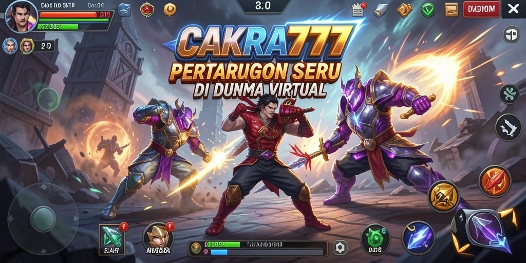Gameplay menarik dalam CAKRA777 dengan aksi pertarungan yang seru.