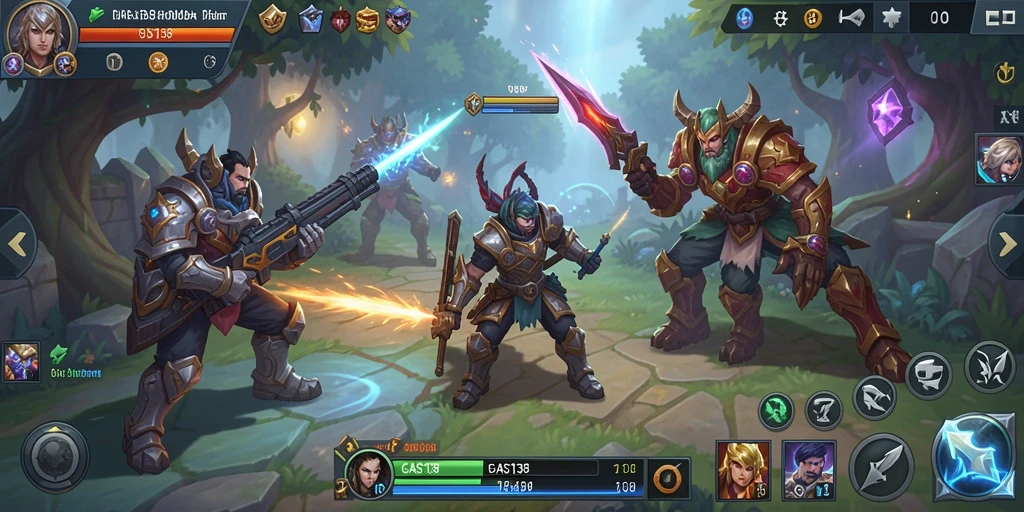 Tampilan gameplay seru di GAS138 dengan pertarungan strategis.