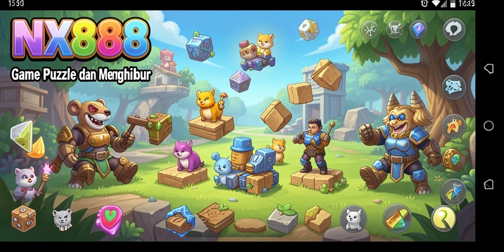 Tampilan gameplay NX888 yang menantang dan menghibur.